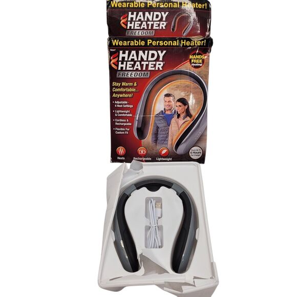 Handy Heater Freedom Personal Wearable Neck Heater USB Rechargeable- 4 Settings - Picture 1 of 10